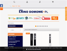 Tablet Screenshot of kino-domowe.pl
